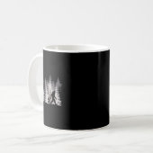 Sasquatch bos legende natuur koffiemok (Voorkant links)
