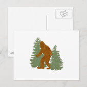 Sasquatch Briefkaart (Voorkant / Achterkant)