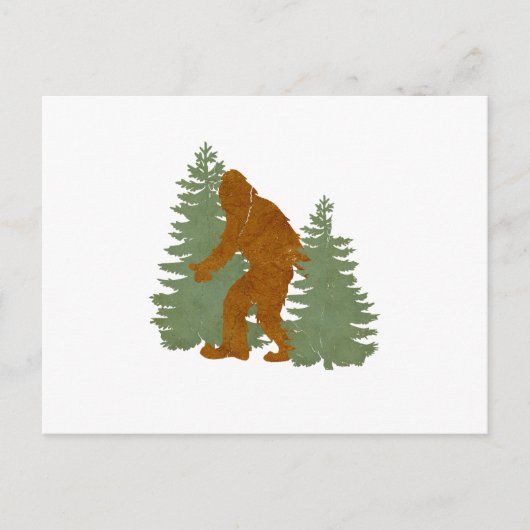 Sasquatch Briefkaart (Voorkant)