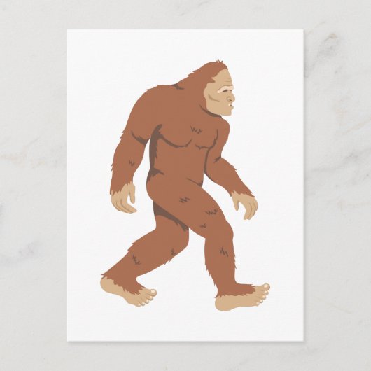 Sasquatch Briefkaart (Voorkant)