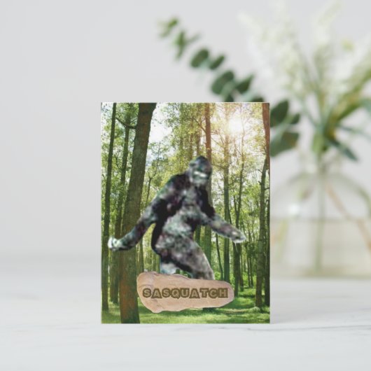 Sasquatch-Briefkaarten Briefkaart (Staand voorkant)