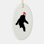 Sasquatch Claus Keramisch Ornament (Rechts)