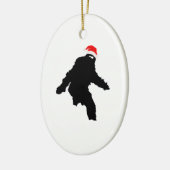 Sasquatch Claus Keramisch Ornament (Links)
