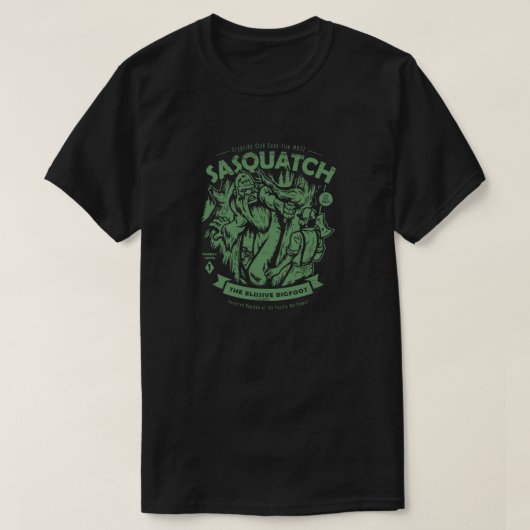 Sasquatch - Cryptids Club Hoesje file #077 Lightwe T-shirt (Design voorkant)