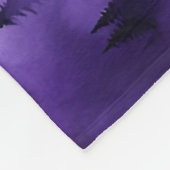 Sasquatch Dance Volle maan op de Berg Fleece Deken (Hoek)