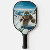 Sasquatch de Skiër Pickleball Paddle (Achterkant)
