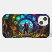 Sasquatch Dimensionaal Portaal iPhone Hoesje (Achterkant horizontaal)