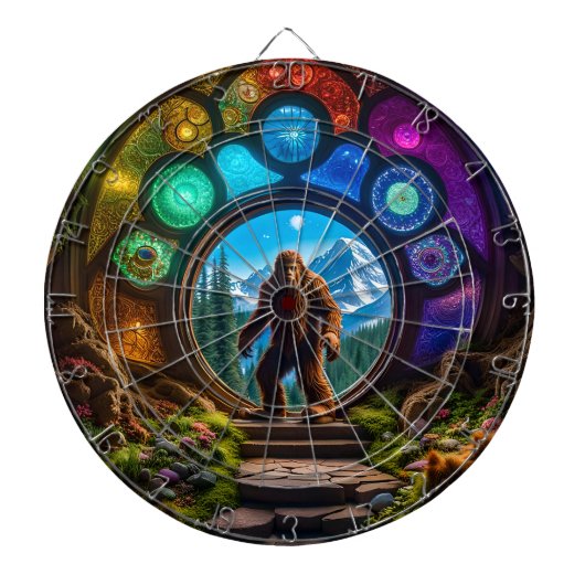 Sasquatch Dimensional Portal Dartbord (Voorkant)