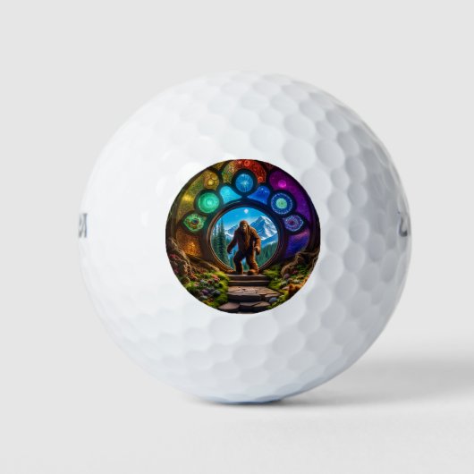 Sasquatch Dimensional Portal Golfballen (Voorkant)