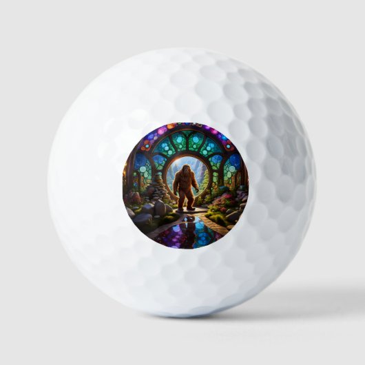 Sasquatch Dimensional Portal Golfballen (Voorkant)