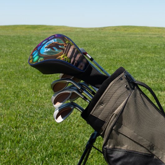 Sasquatch Dimensional Portal Golfheadcover (Insitu)