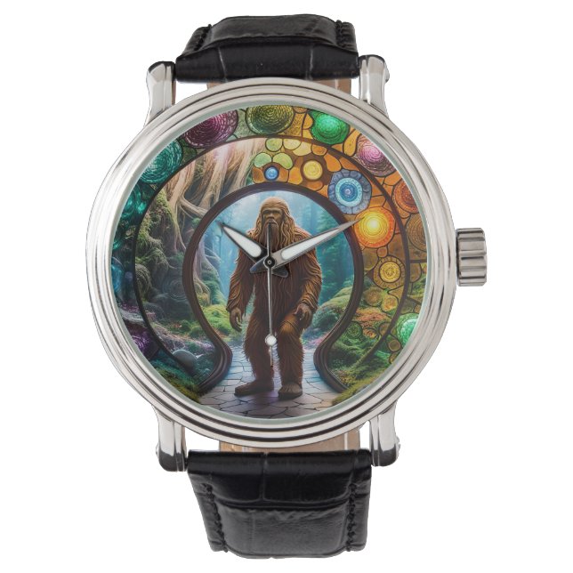 Sasquatch Dimensional Portal Horloge (Voorkant)