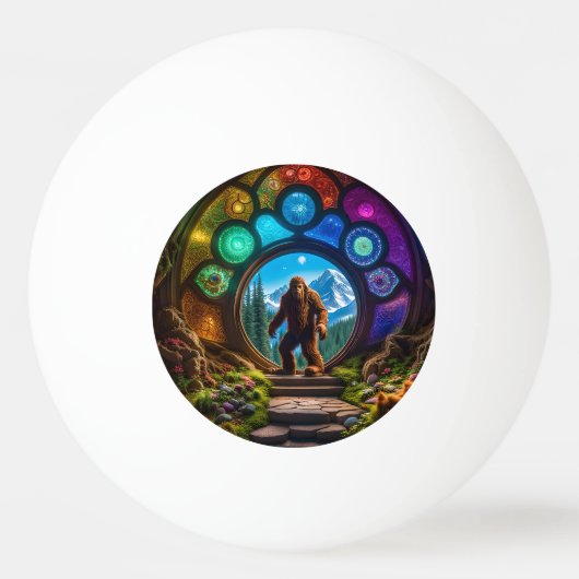 Sasquatch Dimensional Portal Pingpongbal (Voorkant)