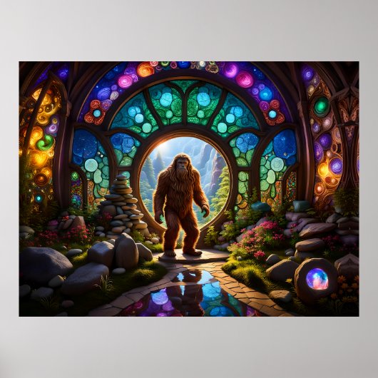 Sasquatch Dimensional Portal Poster (Voorkant)