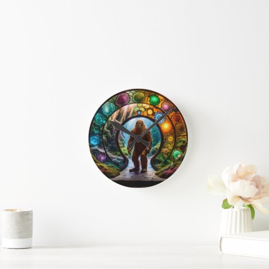 Sasquatch Dimensional Portal Ronde Klok (Huis)