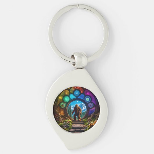 Sasquatch Dimensional Portal Sleutelhanger (Voorkant)