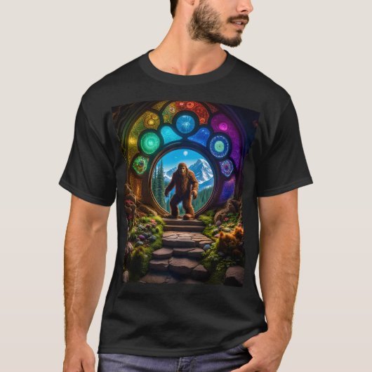 Sasquatch Dimensional Portal T-shirt (Voorkant)