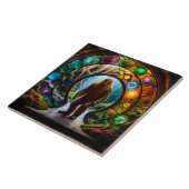 Sasquatch Dimensional Portal Tegeltje (Zijkant)
