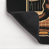 Sasquatch Disc Golfer Grappige Discgolf Muismat (Hoek)