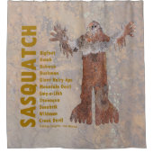 Sasquatch Douchegordijn (Voorkant)