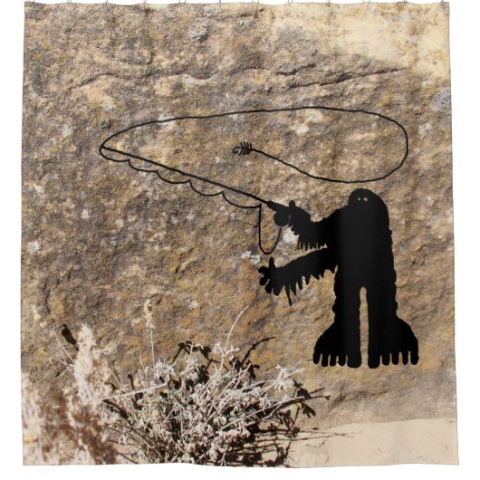 Sasquatch Douchegordijn (Voorkant)