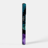Sasquatch en Beer wandelen op de berg iPhone 15 Case (Rechterkant)
