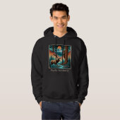 Sasquatch en Elk WA State Hoodie (Voorkant volledig)