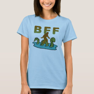 Sasquatch en Nessie zijn BFF T-shirt