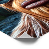 Sasquatch en sterren poster (Hoek)