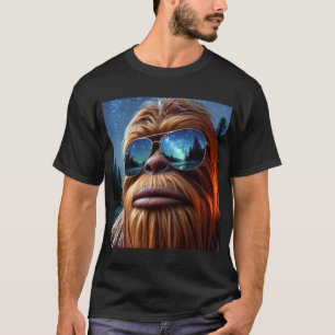 Sasquatch en sterren t-shirt