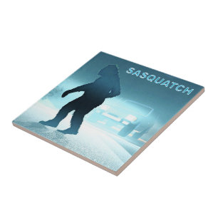 Sasquatch Encounter Tile Tegeltje