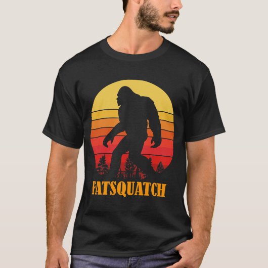 Sasquatch Fatsquatch Bigfoot T-shirt (Voorkant)