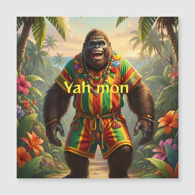 Sasquatch feestend in Jamaica (Voorkant)