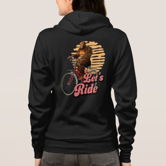 Sasquatch Fietstocht Bos Avontuur Hoodie (Achterkant)