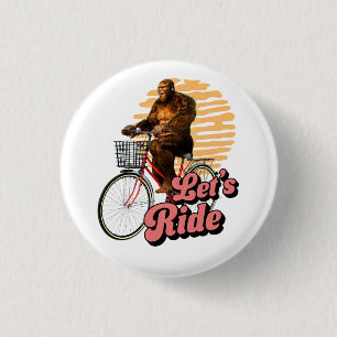 Sasquatch Fietstocht Bos Avontuur Ronde Button 3,2 Cm