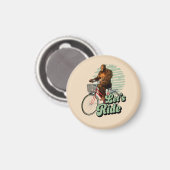 Sasquatch Fietstocht Bosavontuur Magneet (Voorkant / Achterkant)