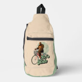 Sasquatch Fietstocht Bosavontuur Sling Bag (Voorkant)