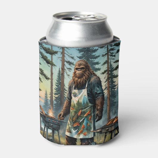 Sasquatch Fish Grillmaster Pap Blikjeskoeler (Blikje Voorkant)