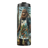 Sasquatch Fish Grillmaster Pap Thermosbeker (Voorkant)