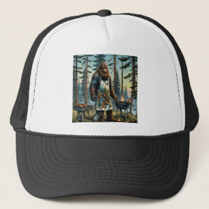 Sasquatch Fish Grillmaster Pap Trucker Pet