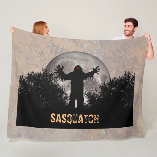 Sasquatch Fleece Deken (In situ)