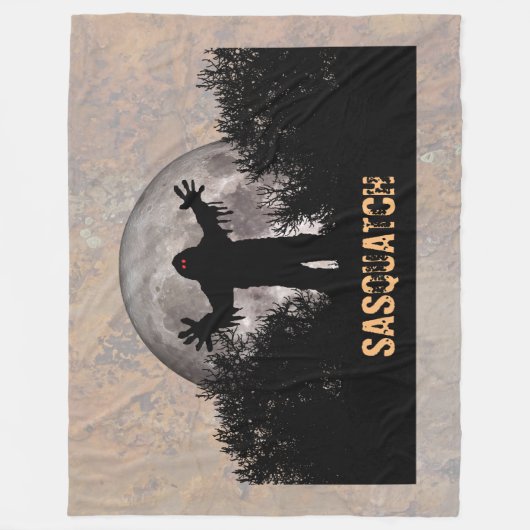 Sasquatch Fleece Deken (Voorkant)