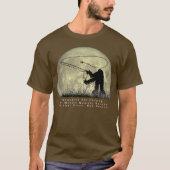 Sasquatch Fly Fishing New Mexico T-Shirt (Voorkant)