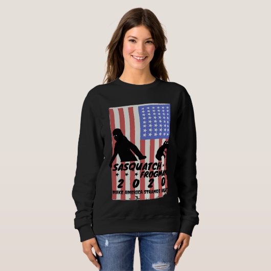 SASQUATCH FROGMAN 2020 American Cryptozoology Trui (Voorkant volledig)