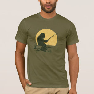 Sasquatch Gevist Shirt - Mannen Bigfoot Outdoor T-
