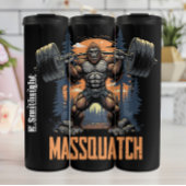 Sasquatch Gewichtheffer Massquatch Graphic Thermosbeker