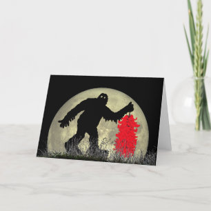 SASQUATCH GEWOGEN IN DE HATCH, NIEUWE MEXICO-Kaart Kaart