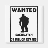 Sasquatch Gezocht Poster Magneet (Voorkant)