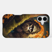 Sasquatch gluurt iPhone hoesje (Achterkant horizontaal)
