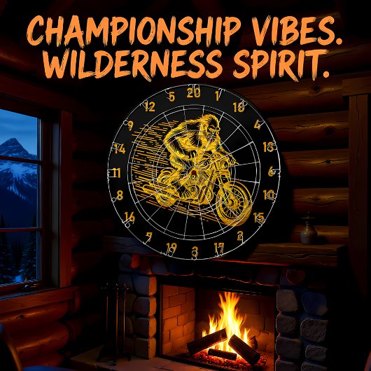 Sasquatch goedgekeurd: doel voor de mythe dartbord